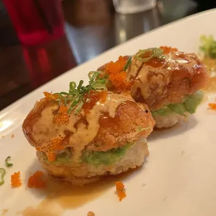 Tuna crispy rice (4 in total but this is closer look)