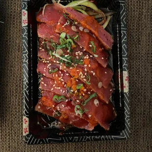 Tuna tataki. YUM