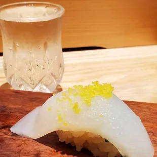 Ika with yuzu