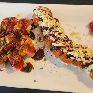 sushi and sashimi, food