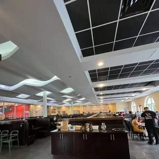 the interior of the restaurant