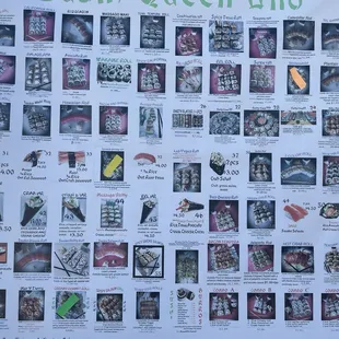 outside, sushi and sashimi