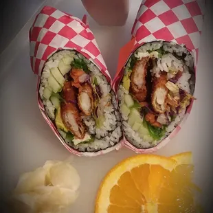 CRISPY SHRIMP BURRITO