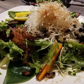 Salmon Skin Salad