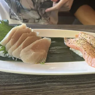 Lemon Pepper Salmon Nigiri