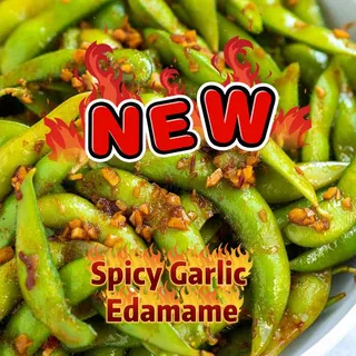Spicy Garlic Edamame