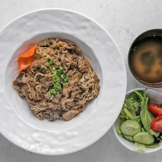 Sukiyaki Beef Rice Bowl