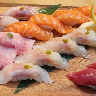 sushi and sashimi, sushi, food, sashimi