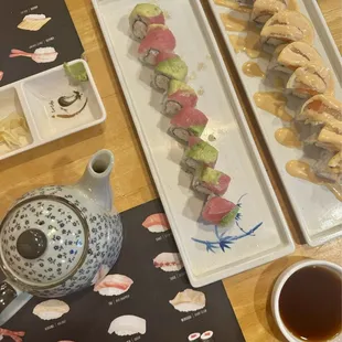 sushi and sashimi, interior