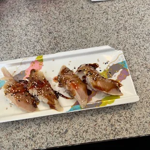 Albacore Tuna Nigiri for the spicy folks