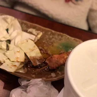 Chicken skewers