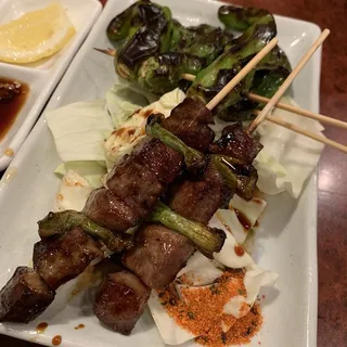 Shishito Grilled on Skewer