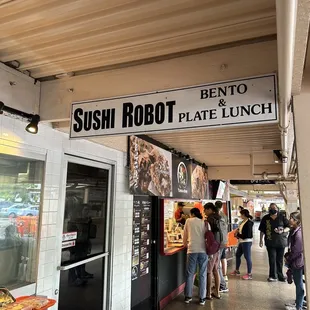 outside