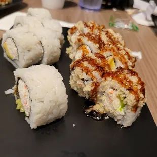 Cali roll and creamy cali roll for kids