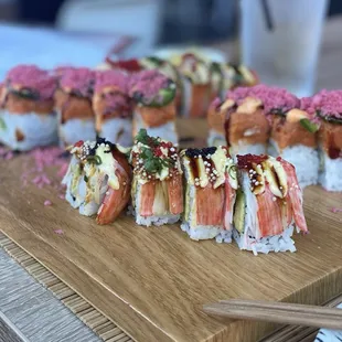 You shook me all night roll &amp; spicy tuna roll