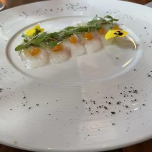 Fluke Kumquat Sashimi