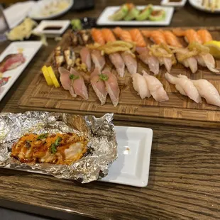 food, sashimi, sushi and sashimi, sushi