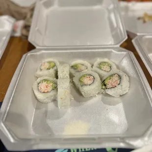 California roll! Great portions!