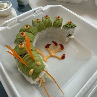 Dragon Roll - spicy tuna and avocado