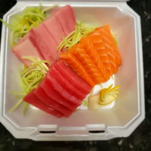 sushi, sashimi, sushi and sashimi, food