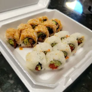 sushi, sashimi, sushi and sashimi, food