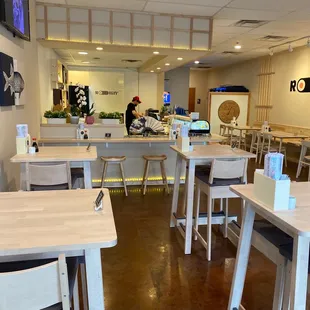  the inside of a restaurant