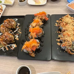 sushi and sashimi, food