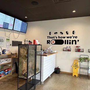 Front reception area