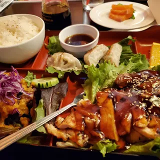Chicken and Beef Teriyaki Combo