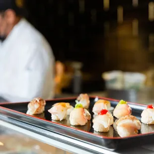 food, sushi and sashimi