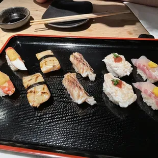 Omakase Sashimi and Regular Sushi Omakase Sashimi and Regular Sushi