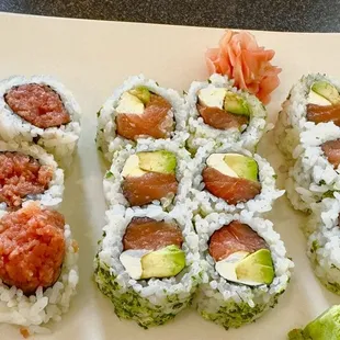 The freshest, most beautiful, most delicious sushi ever. Atmosphere is delightful.