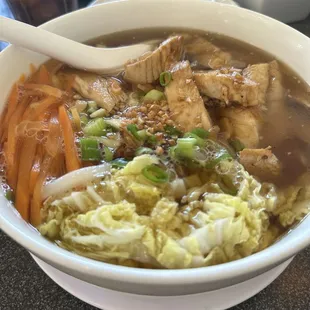 Fish Broth Noodle Soup