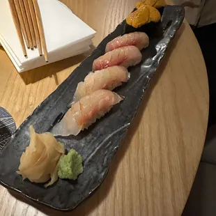 shima aji, madai, uni