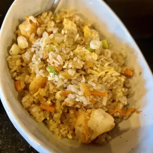 Shrimp fried rice...really good!