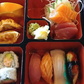 Sushi and Sashimi Bento Box Lunch