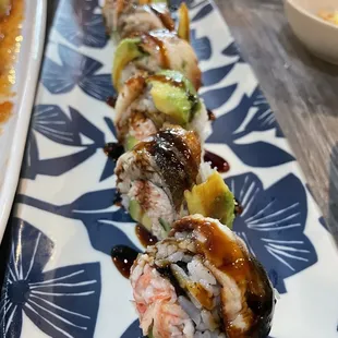 Dragon Roll Close up