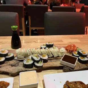 Sushi platter