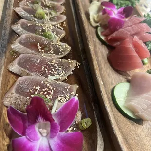 Tuna Tataki and Sashimi 9Pieces