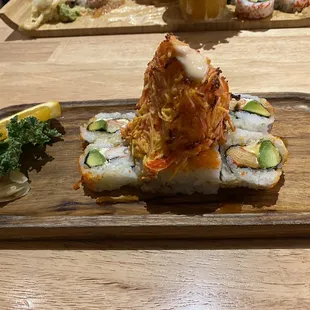 Volcano roll