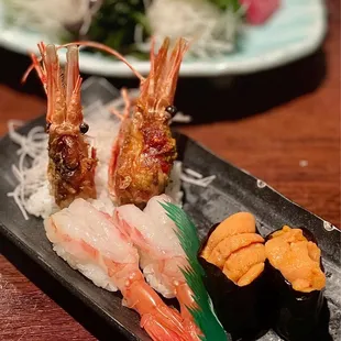 sushi and sashimi, sushi, sashimi, food