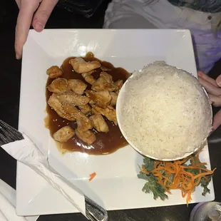 Teriyaki Chicken with White Rice