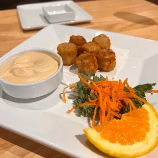 Fried pork bites