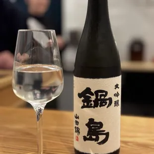 drink, sushi and sashimi