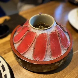 22. Pepper Tuna Sashimi