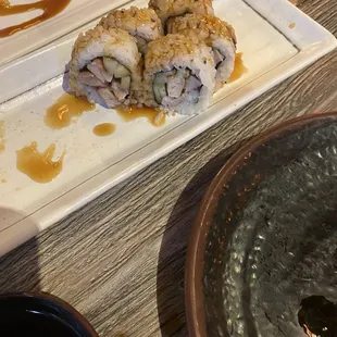 Some of a Chicken Teriyaki roll
