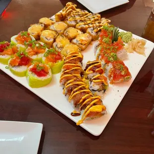 sashimi, sushi and sashimi, food, sushi