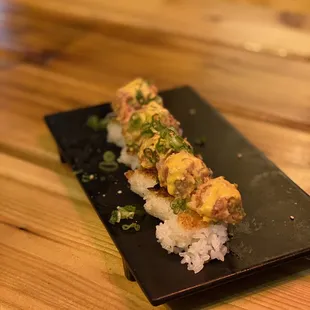 Spicy Tuna Aburi