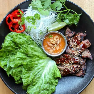 BBQ Beef Lettuce Wraps*