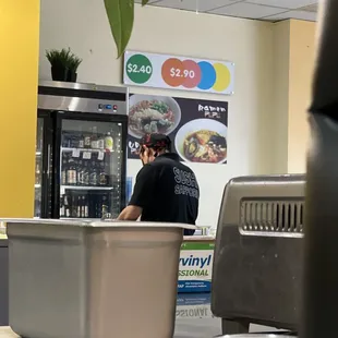 interior, sushi and sashimi